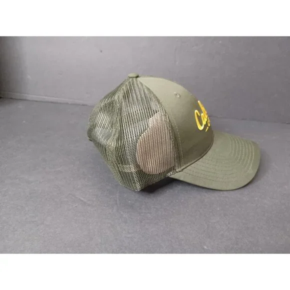 Cabelas Club Baseball Hat Cap Green Adjustable Snapback Mesh Back Green NEW - Picture 4 of 5